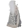 Clayre & Eef 65617 Decoración Ángel Blanco Plateado 20x15x28 cm
