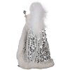 Clayre & Eef 65617 Decoración Ángel Blanco Plateado 20x15x28 cm