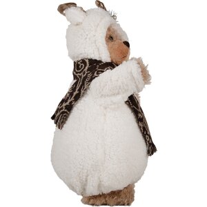 Clayre & Eef 65619 Decoración Oso Blanco Beige...