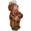 Clayre & Eef 65622 Decoración Oso Marrón Rojo 22x16x43 cm