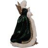 Clayre & Eef 65624 Ángel Decorativo Textil Beige Verde 20x15x28 cm