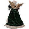Clayre & Eef 65624 Ángel Decorativo Textil Beige Verde 20x15x28 cm