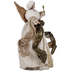Clayre & Eef 65625 Angel Decorativo Beige Oro...