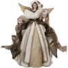 Clayre & Eef 65625 Angel Decorativo Beige Oro 20x12x28 cm Navidad