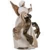 Clayre & Eef 65625 Angel Decorativo Beige Oro 20x12x28 cm Navidad