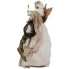 Clayre & Eef 65625 Angel Decorativo Beige Oro 20x12x28 cm Navidad