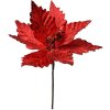 Clayre & Eef 65826 Decoración Navideña Flor Roja Ø 23x27 cm Plástico