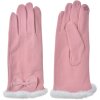 Juleeze JZGL0089P Guantes de invierno rosa 9x23x1 cm con piel sintética y lazo
