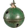 Clayre & Eef 6Y5671 Campana decorativa hierro verde Ø 41x51 cm