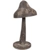 Clayre & Eef 6Y5680 Decoración Seta Metal Aspecto Antiguo Ø 14x27 cm Marrón