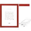 Deknudt S226K4 marco madera rojo 10x15 a 70x100 cm perfil plano