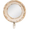 Clayre & Eef 62S304 Espejo de pared con lámpara Shabby Chic Beige 38x14x47 cm E14