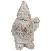 Clayre & Eef 6TE0551 Piedra decorativa enana color oro blanco 9x8x15 cm