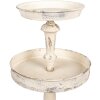 Clayre & Eef 6Y5654 Estantería de hierro Beige Ø 42x75 cm Vintage 3 pisos