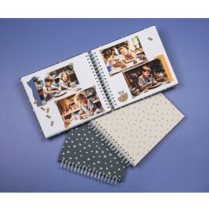 Álbum espiral Hama Lovely Beige 28x24 cm 50...