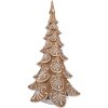Clayre & Eef 6PR3905GG Árbol de Navidad LED Marrón Beige 26x23x42 cm 3xAA