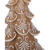 Clayre & Eef 6PR3905GG Árbol de Navidad LED Marrón Beige 26x23x42 cm 3xAA