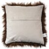 Clayre & Eef KT021.351 Funda de cojín imitación piel marrón 45x45 cm