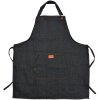 Clayre & Eef KT041.044 Delantal Azul 74x65 cm 100% Poliéster