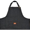 Clayre & Eef KT041.044 Delantal Azul 74x65 cm 100% Poliéster