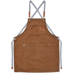 Clayre & Eef KT041.045 Delantal Marrón 63x75...