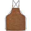 Clayre & Eef KT041.045 Delantal Marrón 63x75 cm 100% Poliéster