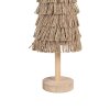 Clayre & Eef 65869 Decoración Árbol de Navidad Madera Marrón Ø 14x42 cm