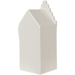 Clayre & Eef 6CE1598M Casa Decorativa LED Beige Dorado 7x6x16 cm Porcelana Estilo Country