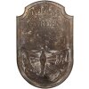 Clayre & Eef 6Y5675 Jardinera Metal Marrón Antiguo 23x10x36 cm