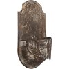 Clayre & Eef 6Y5675 Jardinera Metal Marrón Antiguo 23x10x36 cm