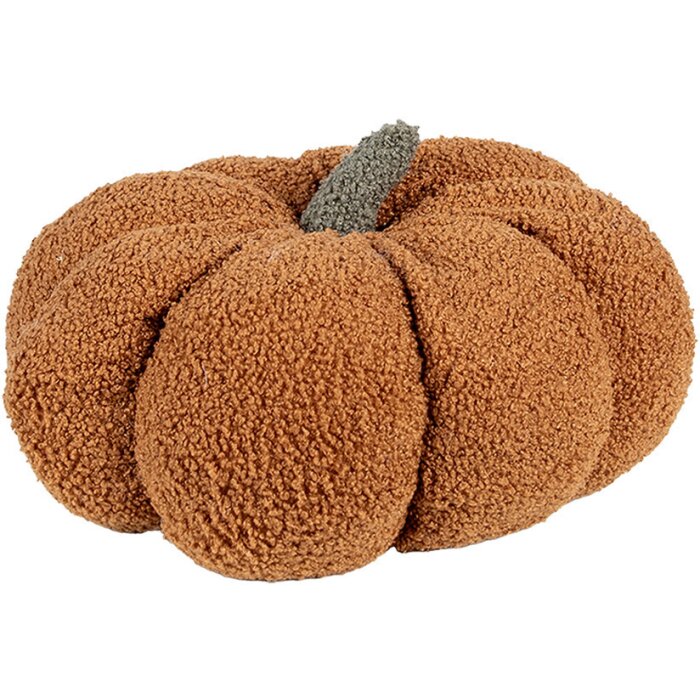 Clayre & Eef KG033.008CH Cojín calabaza otoño marrón Ø 28x18 cm relleno
