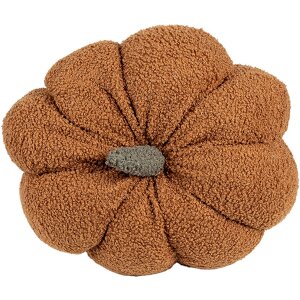 Clayre & Eef KG033.008CH Cojín calabaza otoño marrón Ø 28x18 cm relleno