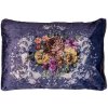 Clayre & Eef KG039.004 Cojín Cojín Decorativo Estilo Barroco Morado Blanco 70x50x6 cm