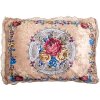 Clayre & Eef KG039.005 Cojín decorativo Barroco Beige Rosa 70x50x6 cm Sintético