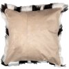 Clayre & Eef KT021.352 Funda de Cojín Blanco Negro 45x45 cm Poliéster
