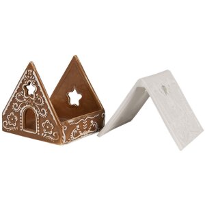 Clayre & Eef 6CE1744 Portavelas Casa Porcelana...