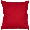Clayre & Eef KT021.355 Funda de Cojín Rojo Blanco Motivo de Navidad 45x45 cm Poliéster