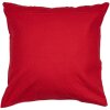 Clayre & Eef KT021.357 Funda de Cojín Reno Rojo Blanco 45x45 cm Poliéster