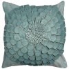 Clayre & Eef KT021.361 Funda de cojín verde 45x45 cm cuadrado poliéster