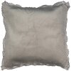 Clayre & Eef KT030.054 Funda de Cojín Beige Violeta 55x55 cm Barroco Sintético