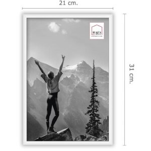 Haes Deco EF4W Easy Frame Marco de plástico blanco 20x30 cm