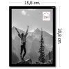 Marco de plástico Haes Deco EF3B Easy Frame Negro 15x20 cm