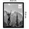 Marco de plástico Haes Deco EF12B Easy Frame Negro 20x25 cm
