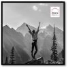 Marco de fotos de plástico Haes Deco EF17B Easy Frame Negro 40x40 cm