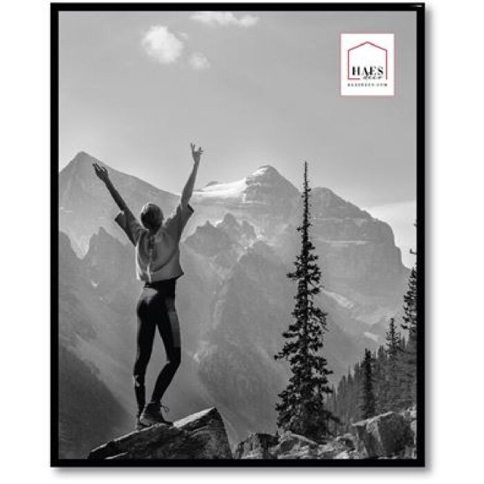 Marco de fotos de plástico Haes Deco EF7B Easy Frame Negro 40x50 cm montaje en pared