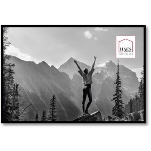 Marco de fotos de plástico Haes Deco EF9B negro 40x60 cm