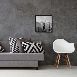 Haes Deco EF18B Easy Frame Marco de fotos de plástico negro 50x50 cm