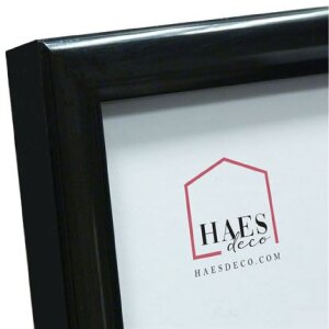 Haes Deco EF18B Easy Frame Marco de fotos de plástico negro 50x50 cm