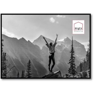 Marco de fotos de plástico Haes Deco EF8B Easy Frame Negro 50x70 cm