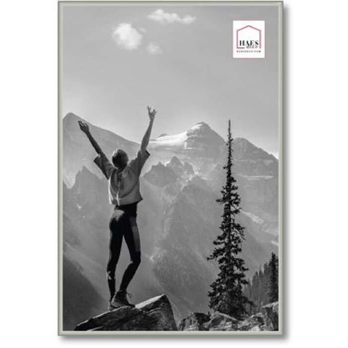 Marco de fotos de plástico Haes Deco EF9S Easy Frame Plata 40x60 cm